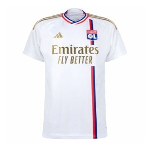 Adidas Olympique Lyon Home Jersey 2023-2024 Large White New With Tags